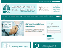 Tablet Screenshot of dpoc.org.br